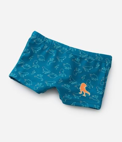 Conjunto Remera Manga larga UV y Sunga con Estampa Dinos - Talle 1 a 4 años 8