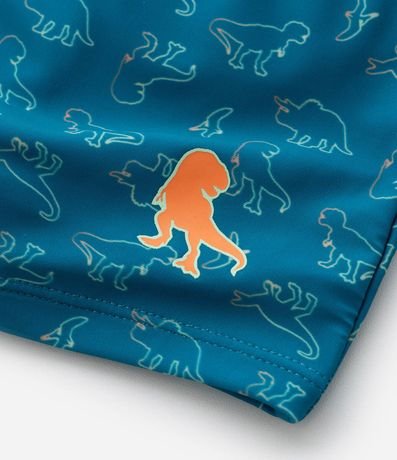 Conjunto Remera Manga larga UV y Sunga con Estampa Dinos - Talle 1 a 4 años 12