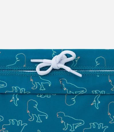 Conjunto Remera Manga larga UV y Sunga con Estampa Dinos - Talle 1 a 4 años 6