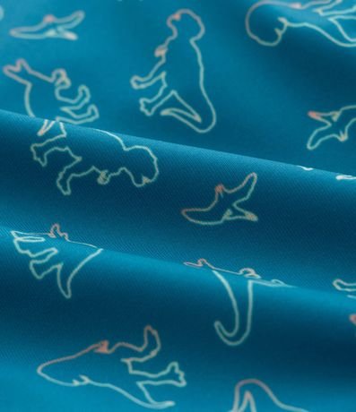 Conjunto Remera Manga larga UV y Sunga con Estampa Dinos - Talle 1 a 4 años 7