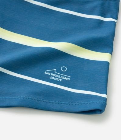 Conjunto Infantil con Protección UV y Estampa Rayas - Talle 5 a 14 años 11