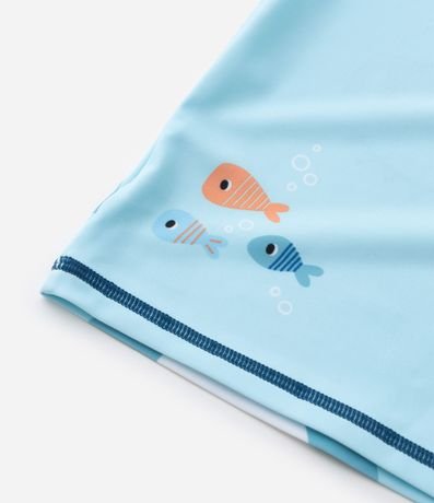 Conjunto Infantil con Protección UV y Estampa Tiburones - Talle 1 a 4 años 11