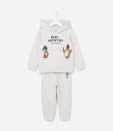 Conjunto Infantil Calentito con Estampa Ositos - Talle 1 a 6 años