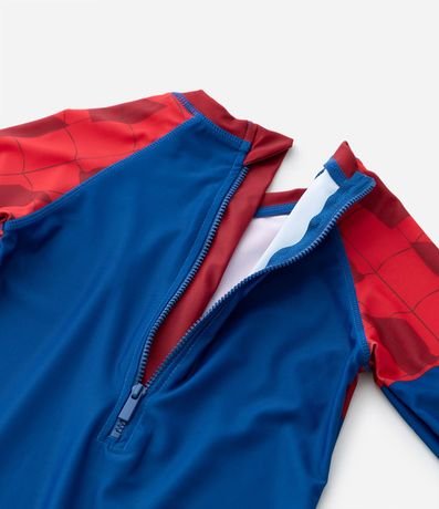 Mono Infantil con Protección UV y Estampa Hombre-Araña - Talle 3 a 8 años 4