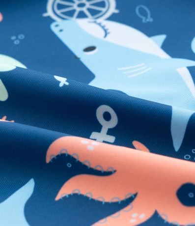 Conjunto Infantil con Protección UV y Estampa Fondo del Mar - Talle 1 a 4 años 5