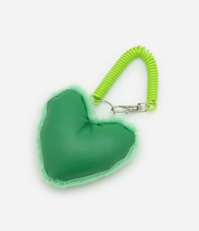 Llavero con Formato de Corazón y Textura de Pelitos 2