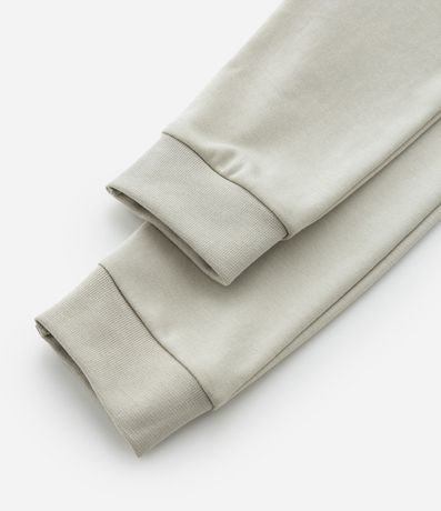 Pantalón Infantil en Algodón Peruano con Cintura Plegable - Talle RN a 18 meses 4