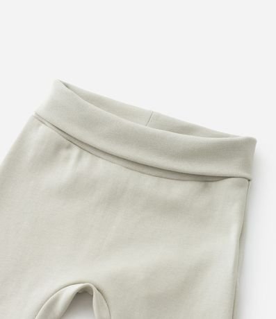 Pantalón Infantil en Algodón Peruano con Cintura Plegable - Talle RN a 18 meses 5