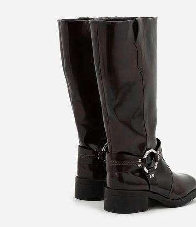 Bota Biker Boot en PU con Detalle en Metal en el Lateral 3