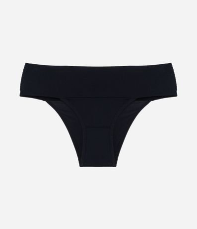 Bombacha Bikini Básica con Cintura Ancha