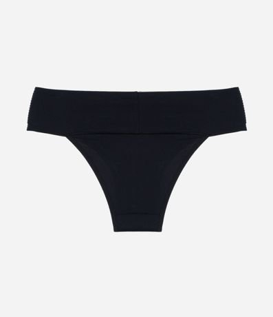 Bombacha Bikini Básica con Cintura Ancha 2