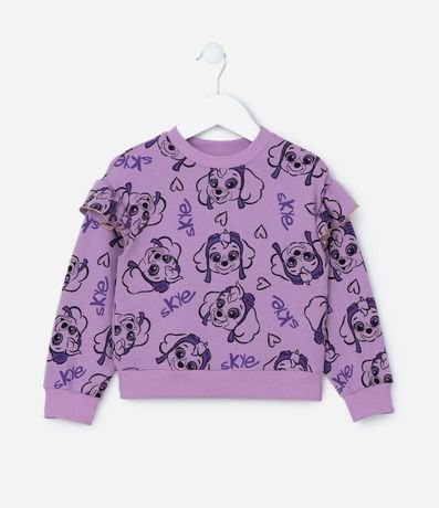 Conjunto Infantil con Volado y Estampa Paw Patrol - Talle 2 a 6 años 2