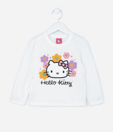 Conjunto Infantil con Estampa Hello Kitty y Flores - Talle 1 a 6 años 2