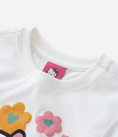 Conjunto Infantil con Estampa Hello Kitty y Flores - Talle 1 a 6 años 6