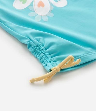 Conjunto Infantil con Protección UV y Estampa Flores - Talle 1 a 4 años 7