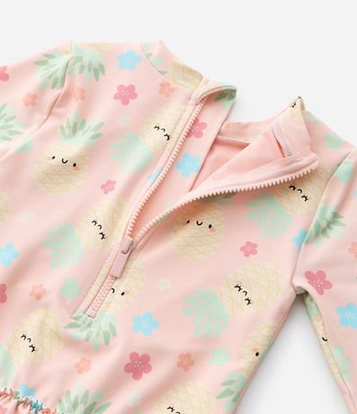 Conjunto Infantil con Estampa Piña y Protección UV - Talle 1 a 4 años 8