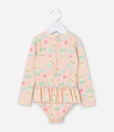 Conjunto Infantil con Estampa Piña y Protección UV - Talle 1 a 4 años 3