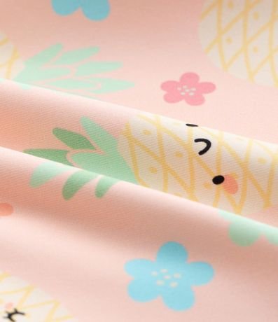 Conjunto Infantil con Estampa Piña y Protección UV - Talle 1 a 4 años 4