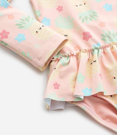 Conjunto Infantil con Estampa Piña y Protección UV - Talle 1 a 4 años 7