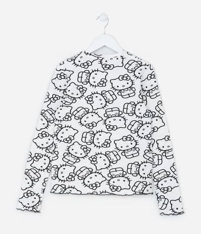 Remera Corta Infantil con Estampa Hello Kitty - Talle 5 a 14 años 2
