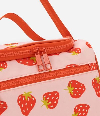 Lunchera con Estampa de Morangos y Separadores 5