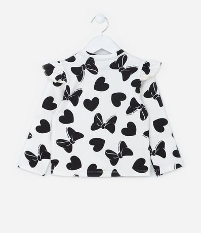 Blusa Infantil con Volados y Moñas Minnie - Talle 2 a 6 años 2