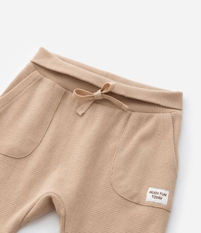 Pantalón Infantil Texturizado con Bolsillos - Talle 0 a 18 meses 6