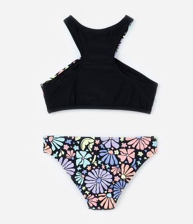 Bikini Infantil con Protección UV y Traspase - Talle 5 a 14 años 2