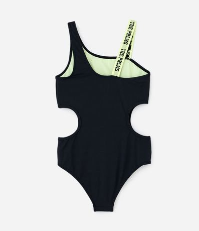 Malla Infantil con Protección UV y Recortes Vazados - Talle 5 a 16 años 2