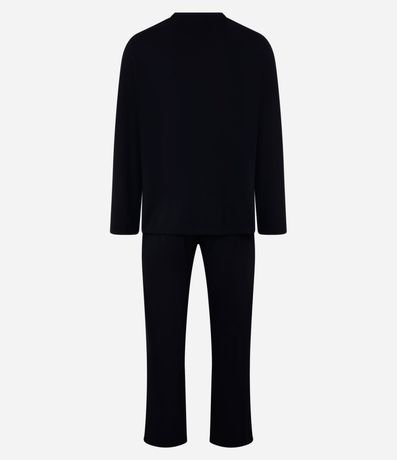 Pijama Largo Básico con Viscosa 2