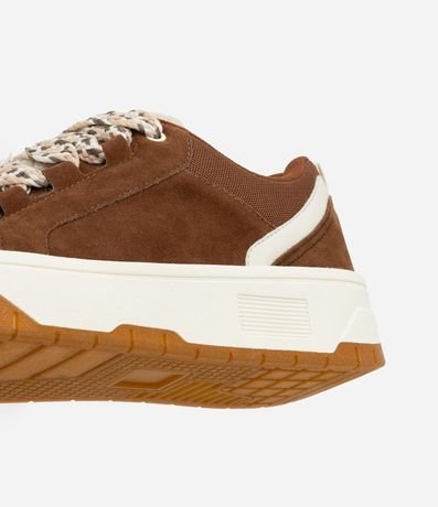 Championes Casual con Lingueta en Sherpa y Cordón Tricotado 3