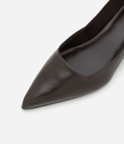 Zapato Scarpin Básico con Tacón Bloque 3