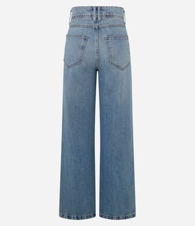 Pantalón Recto Comfort en Jeans con Cintura Alta 6