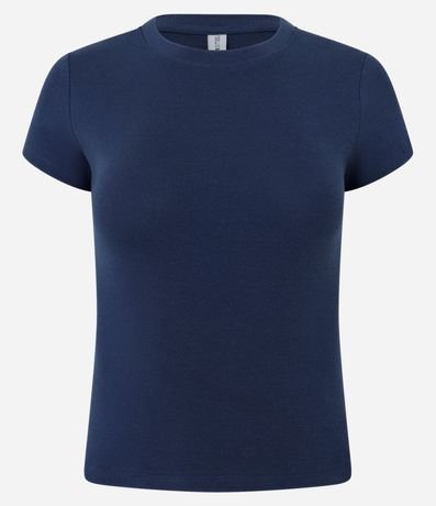 Blusa Básica Justa y Alargada en Rib 4