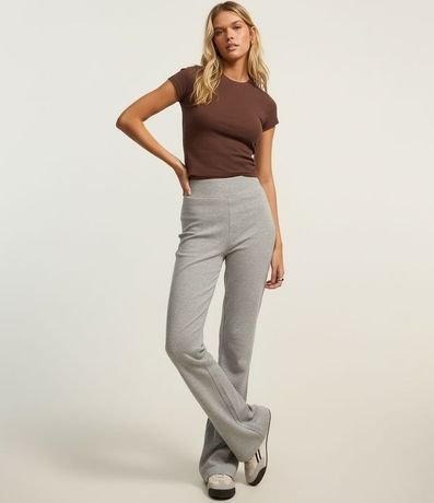 Blusa Básica Justa y Alargada en Rib 3