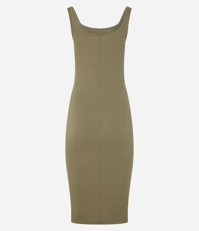 Vestido Midi en Algodón con Escote Cuadrado 6