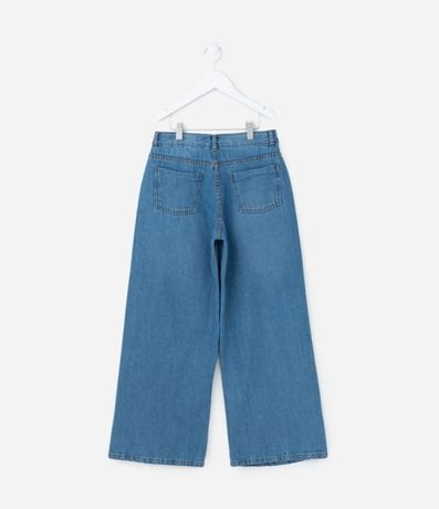 Pantalón Recto Infantil Jeans con Estampa Stitch - Talle 5 a 14 años 2