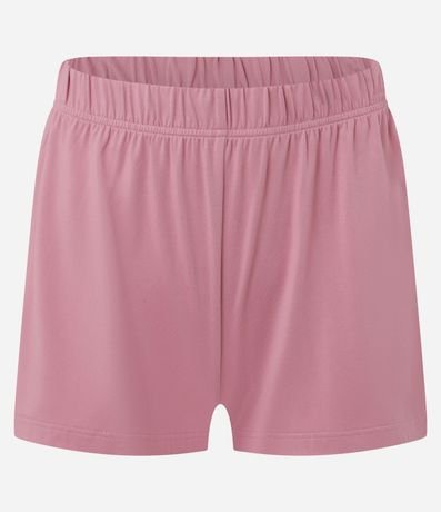 Pijama Short Doll en Peach Touch con Bretel Fino y Bies Contrastante 6