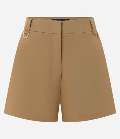 Short Alfaiatado con Hebilla Metalizada en las Trabillas 7