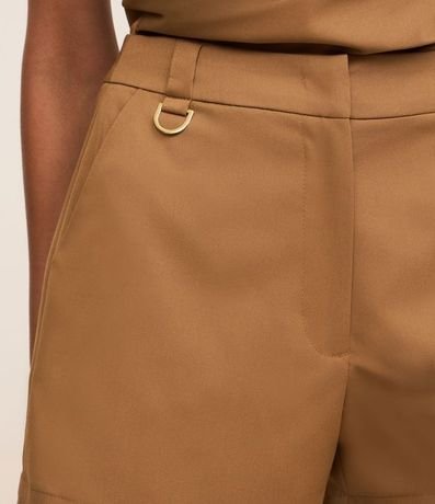 Short Alfaiatado con Hebilla Metalizada en las Trabillas 5