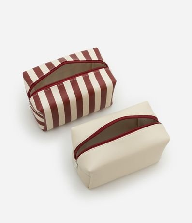 Kit 03 Neceser Grande y Rectangulares Médias Variadas 3