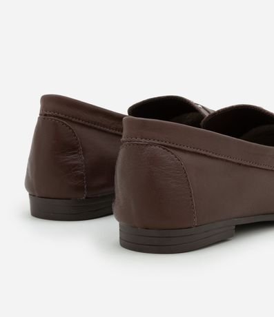 Zapato Mocasín de Piel con Detalle Ondulado y Tachuelas 3