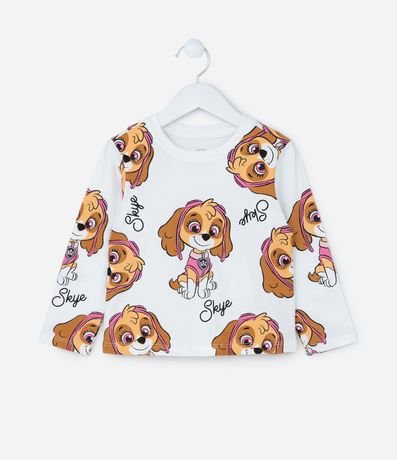 Remera Infantil con Estampa Paw Patrol - Talle 2 a 6 años
