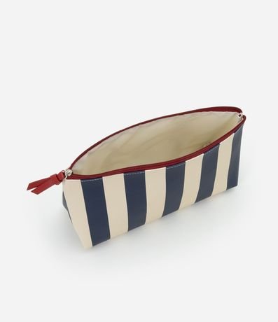 Néceser Trapecio Estampada de Rayas Largas 4