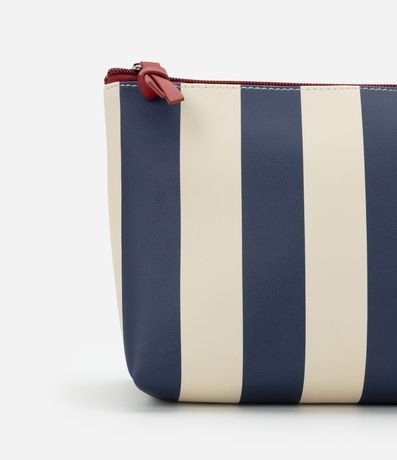 Néceser Trapecio Estampada de Rayas Largas 5