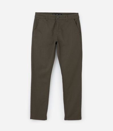 Pantalón Skinny en Sarga con Elastano