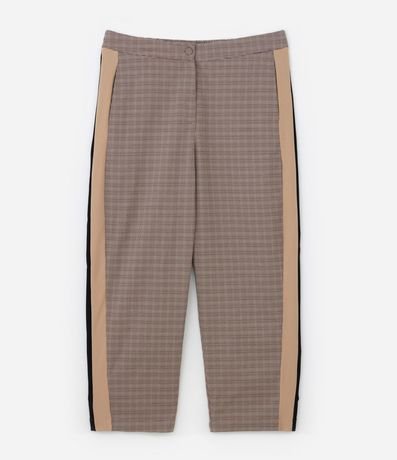 Pantalón Recto Sastrería y Estampa Pied Poule Curve & Plus Size 7