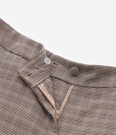 Pantalón Recto Sastrería y Estampa Pied Poule Curve & Plus Size 7