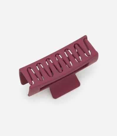 Pinza para el Pelo Rectangular Gomosa con Recorte Cutout 2