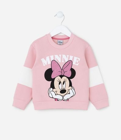 Saco Infantil en Algodón con Estampa Minnie - Talle 2 a 6 años